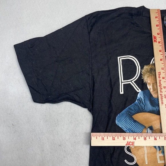 Rod Stewart Tour 2014 Graphic Tee Thrifted Vintage Style Size L - Picture 3 of 8